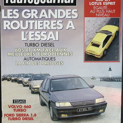 Große Straßenautos im Test - L'auto journal - Nr. 7 - 1990 - Zeitschriftenbericht - Auto