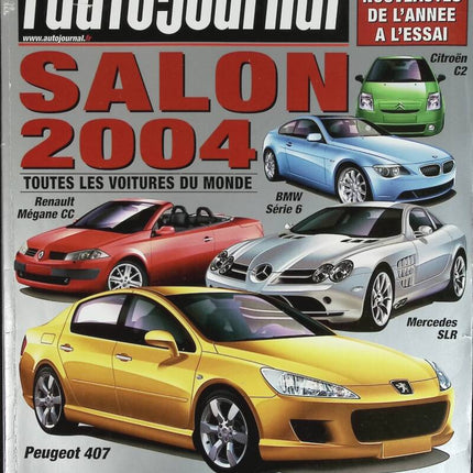 Sonderausgabe zum Autosalon 2004 - L'auto journal - Nr. 625 - 2003 - Zeitschriftenbericht - Auto