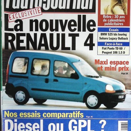 Der neue Renault 4 - L'auto journal - Nr. 457 - 1997 - Zeitschriftenbericht - Auto
