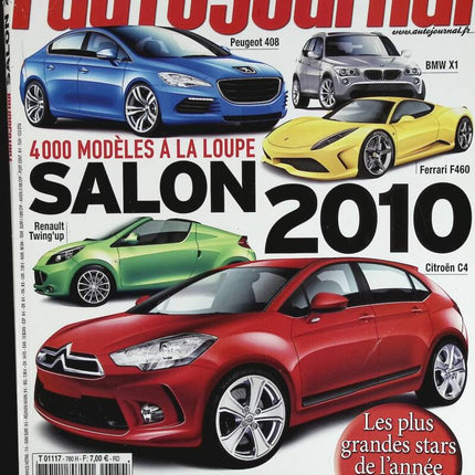 Spécial salon 2010 - L'auto journal - n° 780 - 2009 - revue magazine - voiture