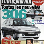 Toutes les nouvelles 306 - L'auto journal - n° 458 - 1997 - revue magazine - voiture