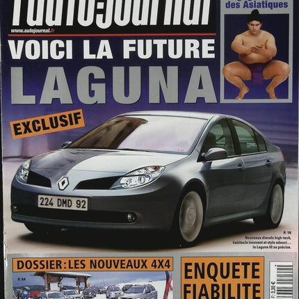 Future Renault Laguna - L'auto journal - n° 639 - 2004 - magazine review - car
