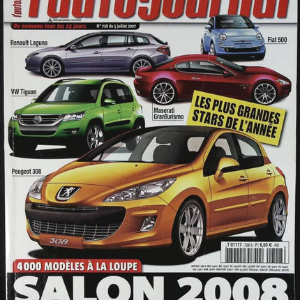 Autosalon-Sonderheft 2008 - L'auto journal - Nr. 728 - 2007 - Zeitschriftenbericht - Auto