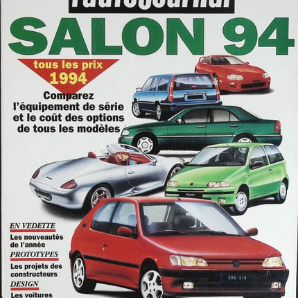 Spécial salon 1994 - L'auto journal - n° 14/1 - 1993 - revue magazine - voiture