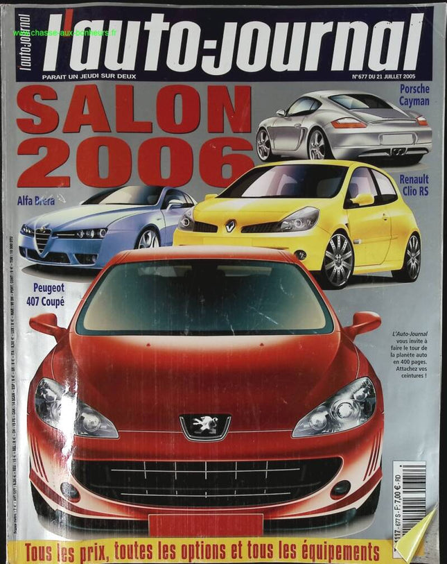 Sonderausgabe zum Autosalon 2006 - L'auto journal - Nr. 677 - 2005 - Zeitschriftenbericht - Auto