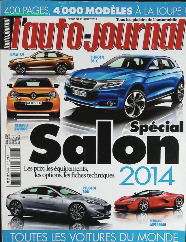 2014 Motor Show Special - L'auto journal - No. 885 - 2013 - magazine review - car