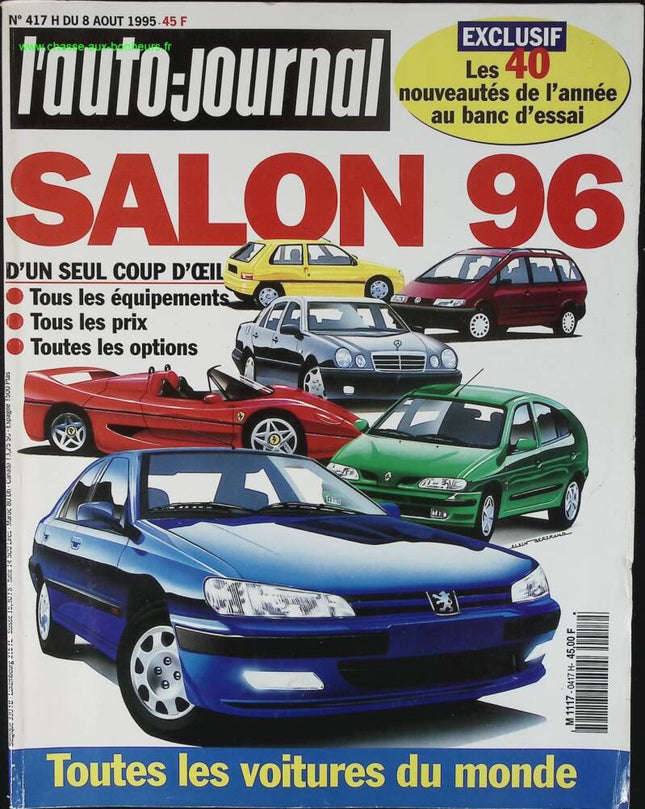 1996 Motor Show Special - L'auto journal - Nr. 417 - 1995 - Zeitschriftenkritik - Auto