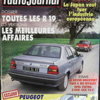 All Renault 19s - L'auto journal - n° 3 - 1990 - magazine review - car