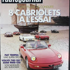 8 cabriolets à l'essai - L'auto journal - n° 9 - 1990 - revue magazine - voiture