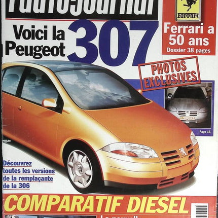 Peugeot 307 - L'auto journal - Nr. 462 - 1997 - Zeitschriftenbericht - Auto