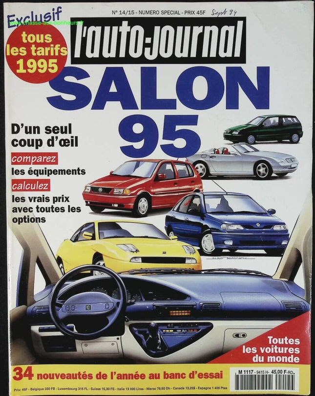1995 Motor Show Special - L'auto journal - Nr. 14/15 - 1994 - Zeitschriftenkritik - Auto