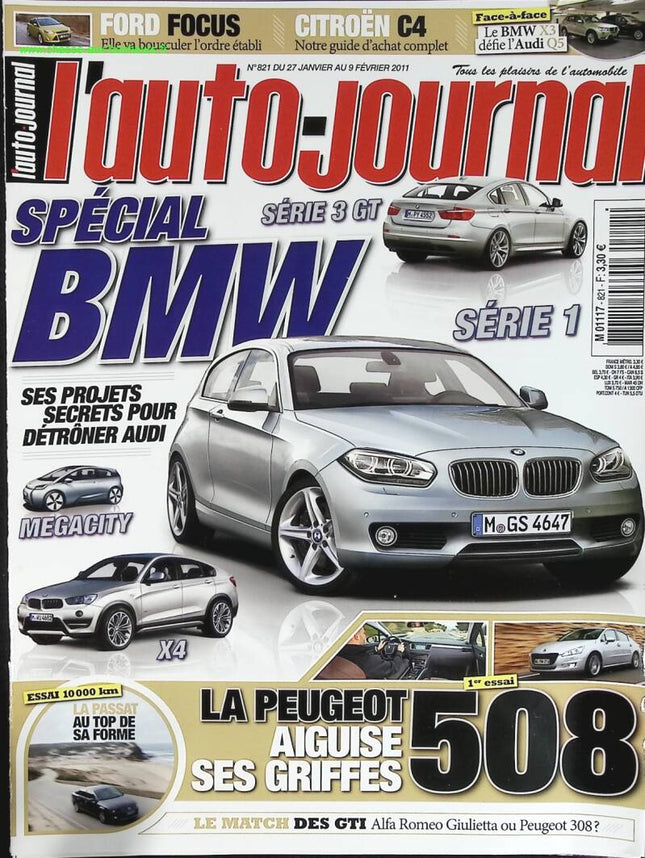 Spécial BMW - L'auto journal - n° 821 - 2011 - revue magazine - voiture