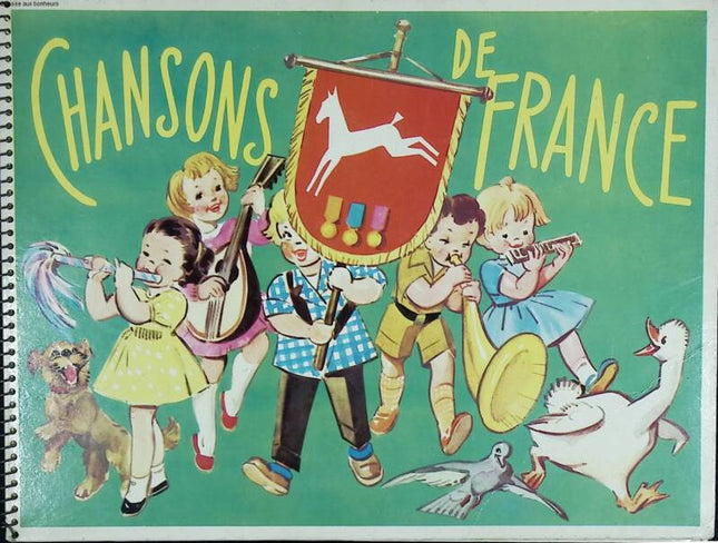 Songs of France - Chocolat Poulain - Hardcover - book