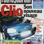 Clio son nouveau visage - L'auto journal - n° 428 - 1996 - revue magazine - voiture