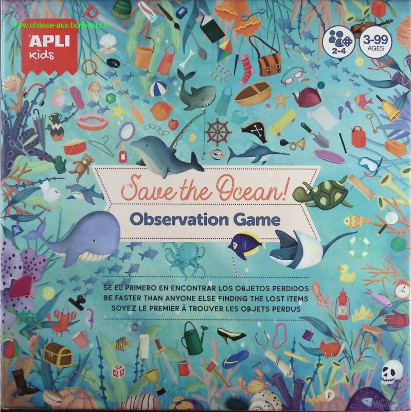 Save the Ocean Observation Game - Board Game
