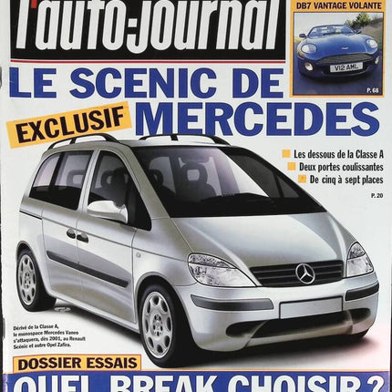 Le Scénic de Mercedes - L'auto journal - n° 532 - 1999 - revue magazine - voiture