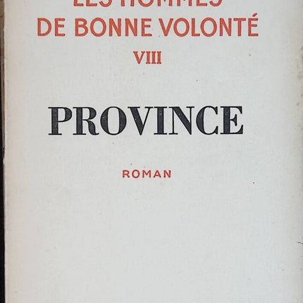 Männer des guten Willens der Provinz - Jules Romains - Buch