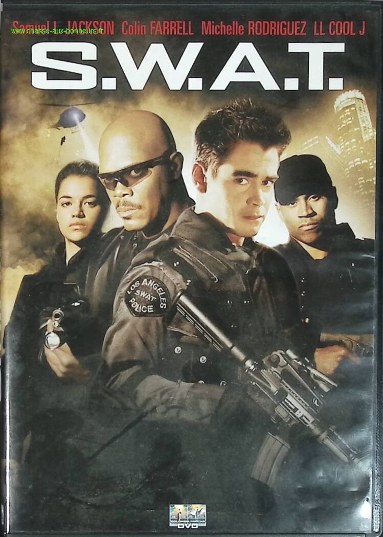 SWAT Elite Unit - Samuel L. Jackson, Colin Farrell, Michelle Rodriguez, - DVD thriller