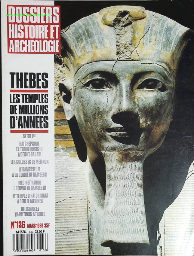 Thèbes - Dossiers histoire et archéologie - n° 136 - revue magazine