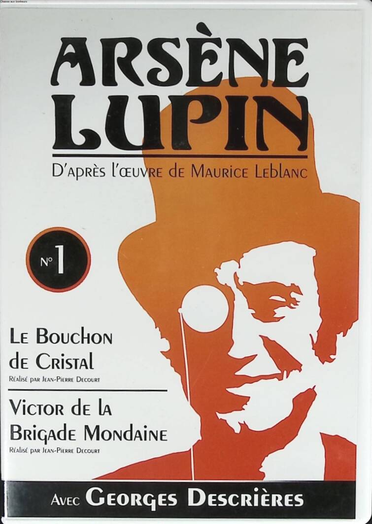 Arsène Lupine No. 1 The Victor crystal cork from the Mondaine brigade - George Descrières - DVD
