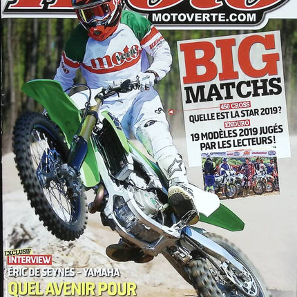 450 cross Enduro - Moto verte - n° 535 - 2018 - revue magazine -Moto