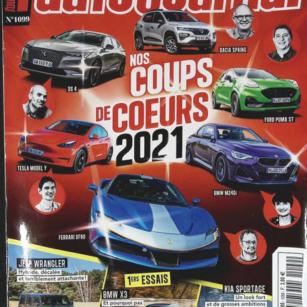 Nos coups de coeur 2021 - L'auto journal - n° 1099 - 2021 - revue magazine - voiture