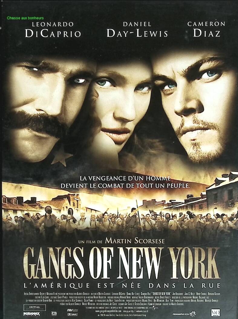 Gangs of New York - Scorcese Leonardo DiCaprio, Daniel Day-Lewis, Cameron Diaz Liam Neeson - historical DVD