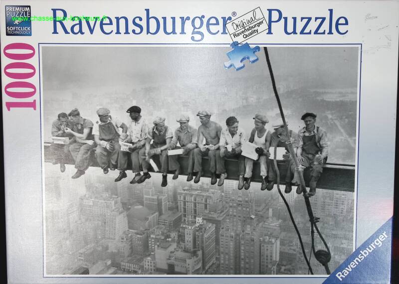 Puzzle 1000 pièces - Pause Repas 1932 - Ravensburger - jeu de société