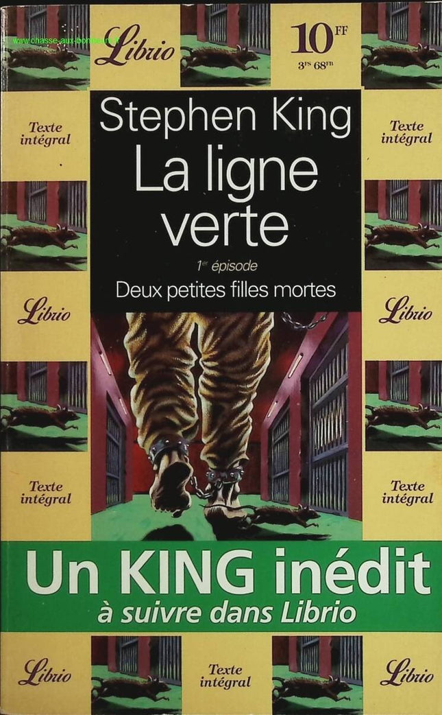 La Ligne verte, tome 1 - Deux petites filles mortes - Stephen King - livre
