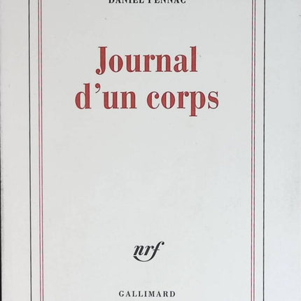 Journal of a Body - Daniel Pennac - book