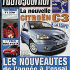 Citroën C3 - L'auto journal - n° 584 - 2001 - magazine review - car