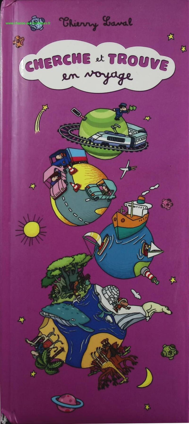 Cherche Et Trouve en voyage - Thierry Laval - Livre