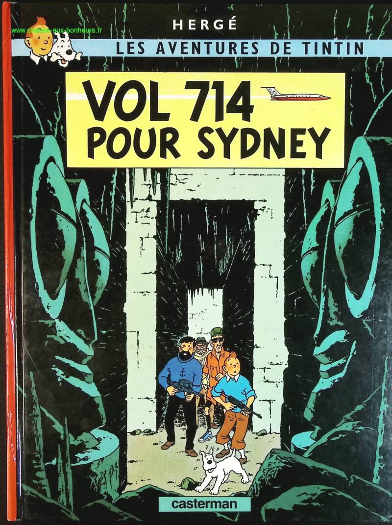 Tintin - Tome 22 - Vol 714 pour Sydney - Hergé - livre BD