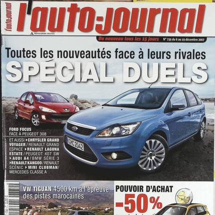 Spécial Duels - L'auto journal - n° 739 - 2007 - revue magazine - voiture