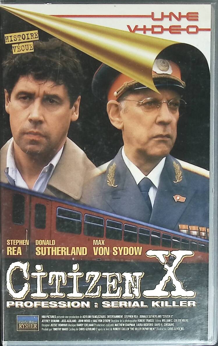 Citizen X - Stephen Rea - cassette vidéo vhs K7
