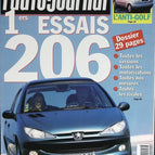 1st Peugeot 206 test - L'auto journal - n° 497 - 1998 - magazine review - car