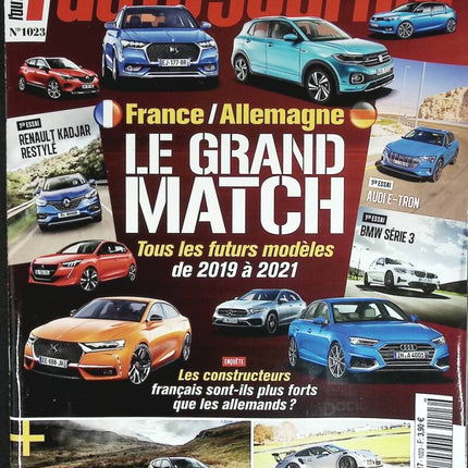 Frankreich-Deutschland, das große Spiel - L'auto journal - Nr. 1023 - 2018 - Zeitschriftenbericht - Auto