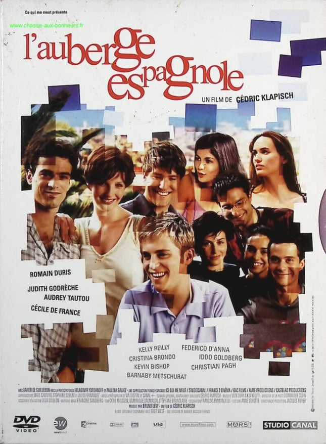 L'Auberge espagnole - Romain Duris, Cécile de France, Judith Godrèche, Audrey Tautou, - Klapisch - DVD comédie