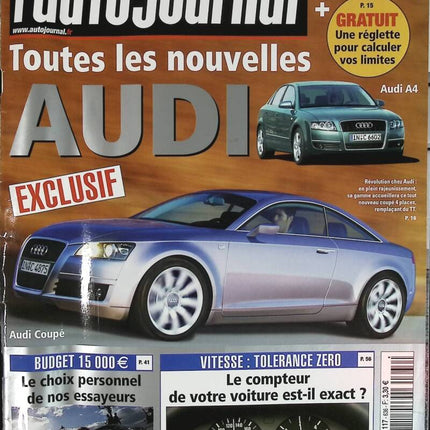 AUDI News - L'auto journal - No. 636 - 2003 - magazine review - car