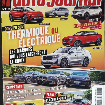 Thermisch oder elektrisch - L'auto journal - Nr. 1139 - 2023 - Zeitschriftenbericht - Auto