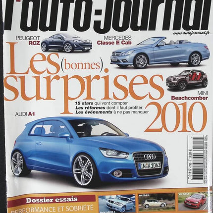 Les surprises 2010 - L'auto journal - n° 793 - 2010 - revue magazine - voiture