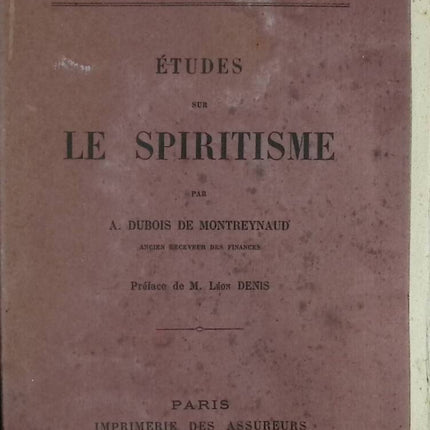 Studies on Spiritism - Dubois de Montreynaud - Collection of Spiritist Works - book