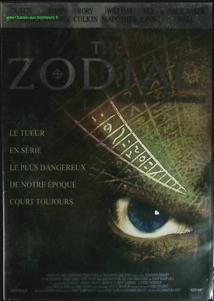 The zodiac - Justin Chambers - DVD thriller