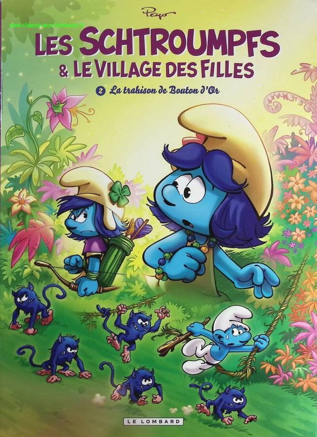 Die Schlümpfe und das Mädchendorf, Band 2 – Der Verrat von Buttercup – Culliford Thierry, Parthoens, Maury – Comicbuch