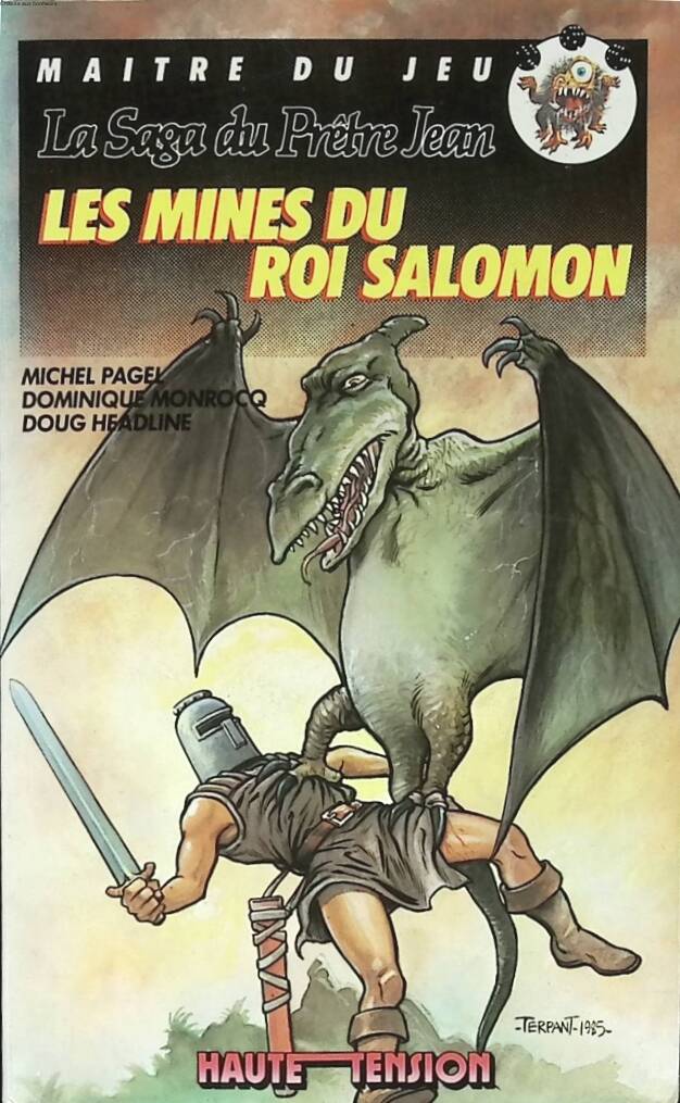La Saga du Prêtre Jean Volume 3 - Les Mines du Roi Salomon - Michel Pagel - 1986 - livre