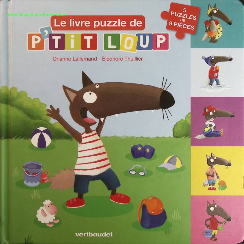 Little Wolf's Puzzle Book - Orianne Lallemand - book