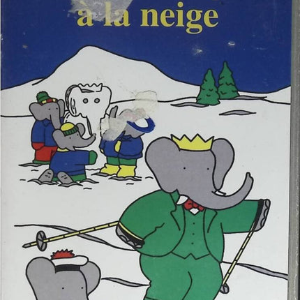 Babar - à la neige - cassette vidéo vhs K7