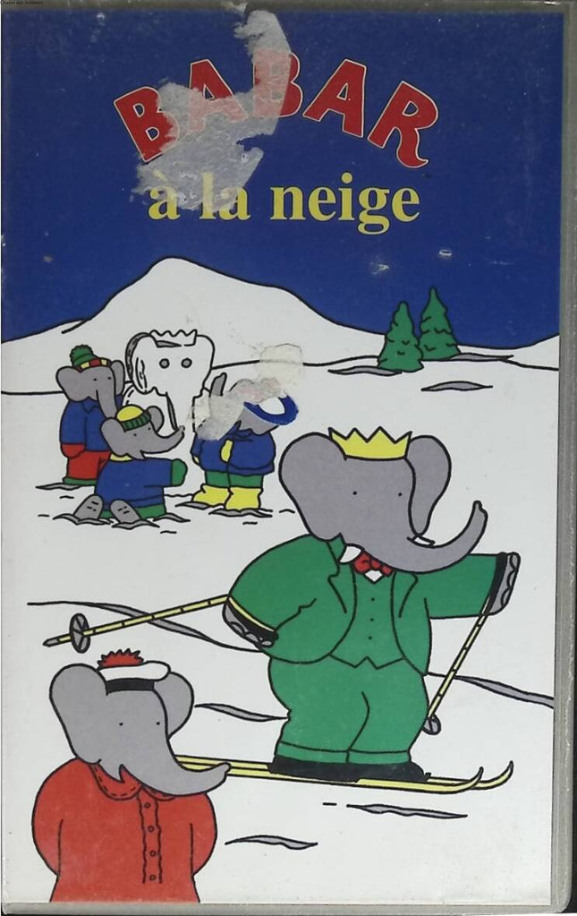 Babar – Im Schnee – VHS-Videokassette K7