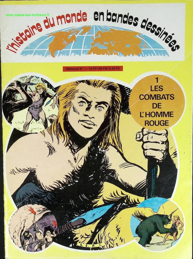 The Red Man's Battles - World History in Comics No. 1 - Sirius - Comic Book