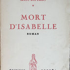 Mort D'Isabelle - Charles Plisnier - livre